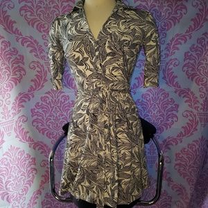 Guess Jean's Black & White Print Dress